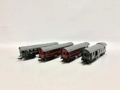 Märklin 344 Personenwagen 4x 800er 1950er Jahre AC H0