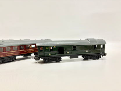 Märklin 344 Personenwagen 4x 800er 1950er Jahre AC H0