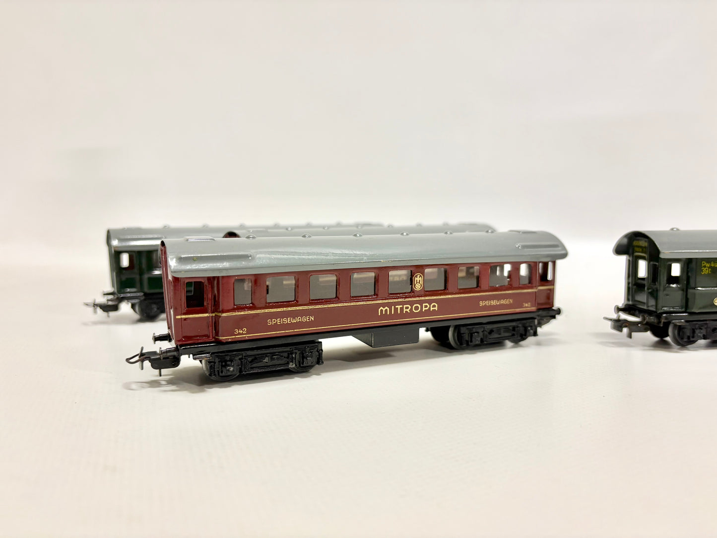 Märklin 344 Personenwagen 4x 800er 1950er Jahre AC H0