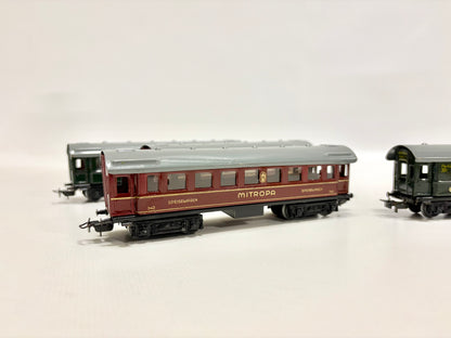 Märklin 344 Personenwagen 4x 800er 1950er Jahre AC H0