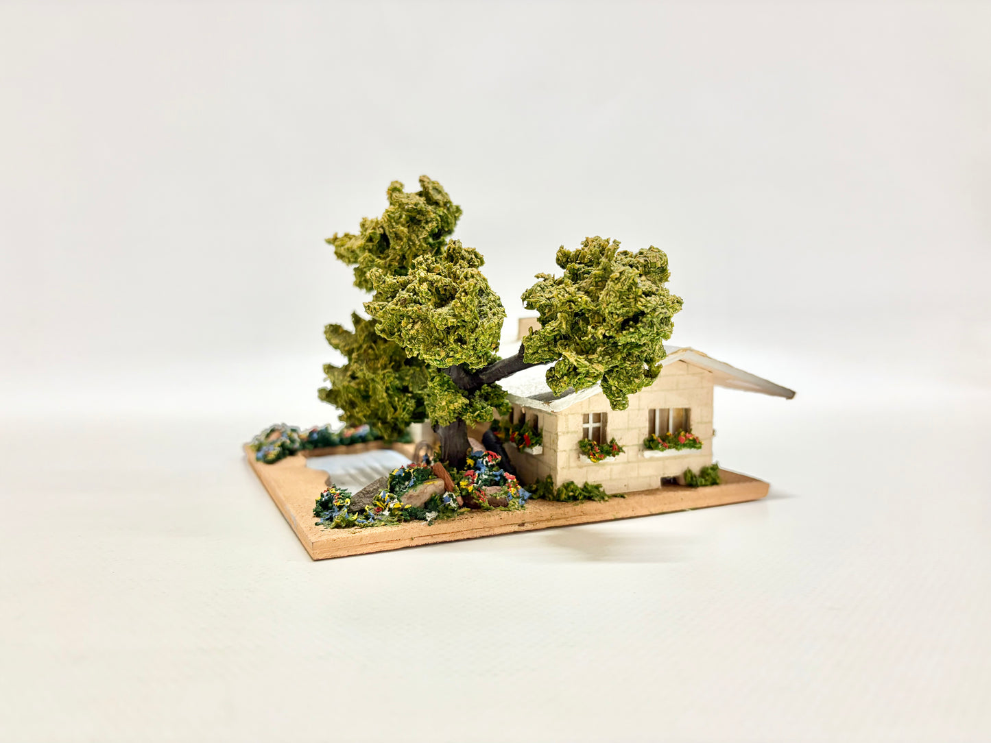 Rudolf Spitaler RS 437 Landhaus mit Schwimmbecken H0 1950er Jahre