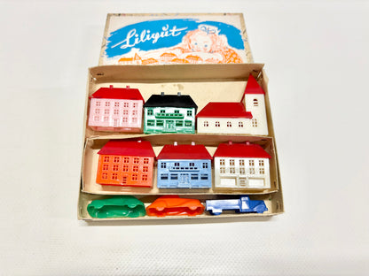 Liliput 1950er Jahre Spielzeugstadt mit Autos