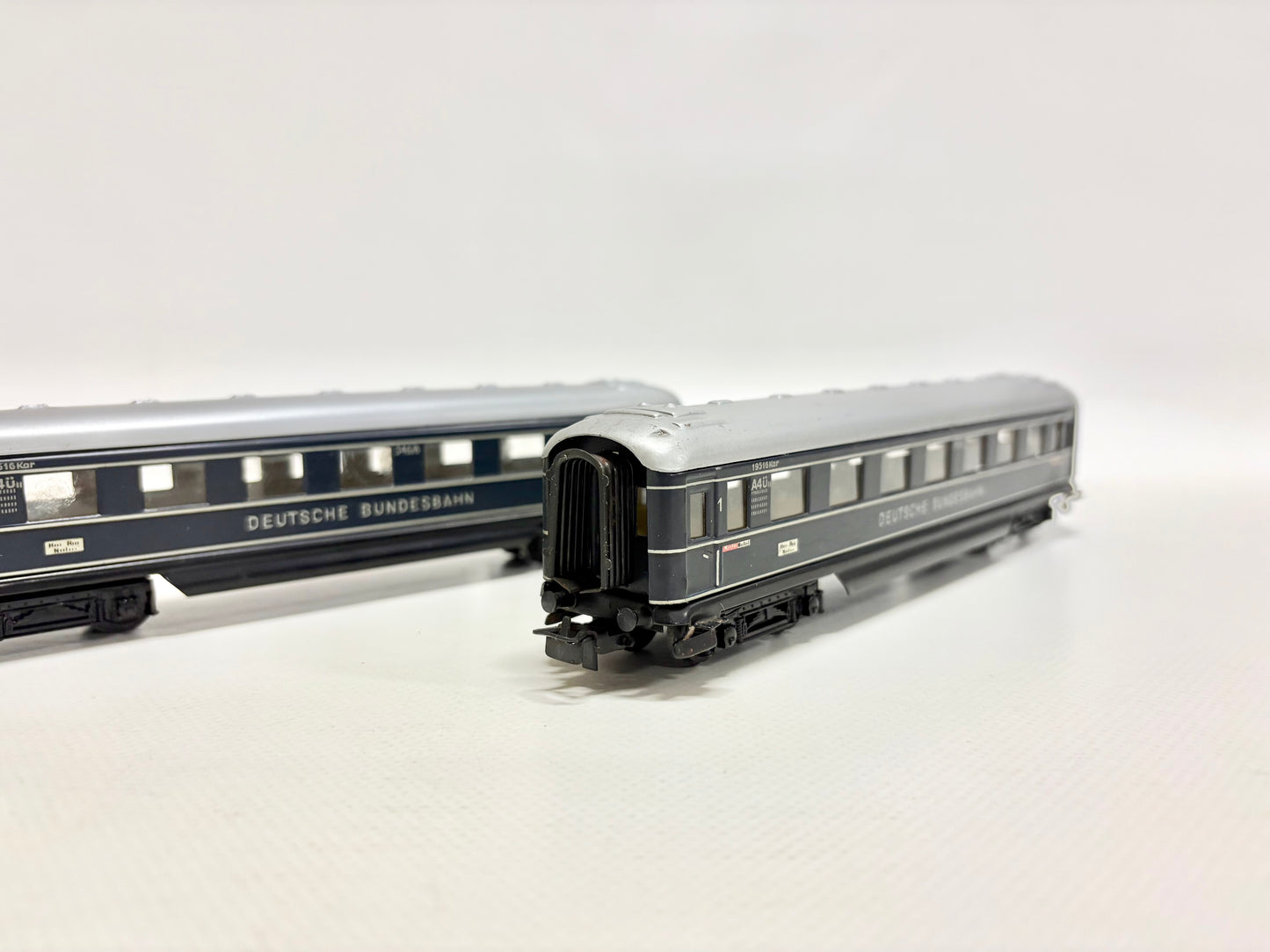Märklin 346/6 2x Personenwagen Deutsche Bundesbahn 1950er Jahre DB AC H0