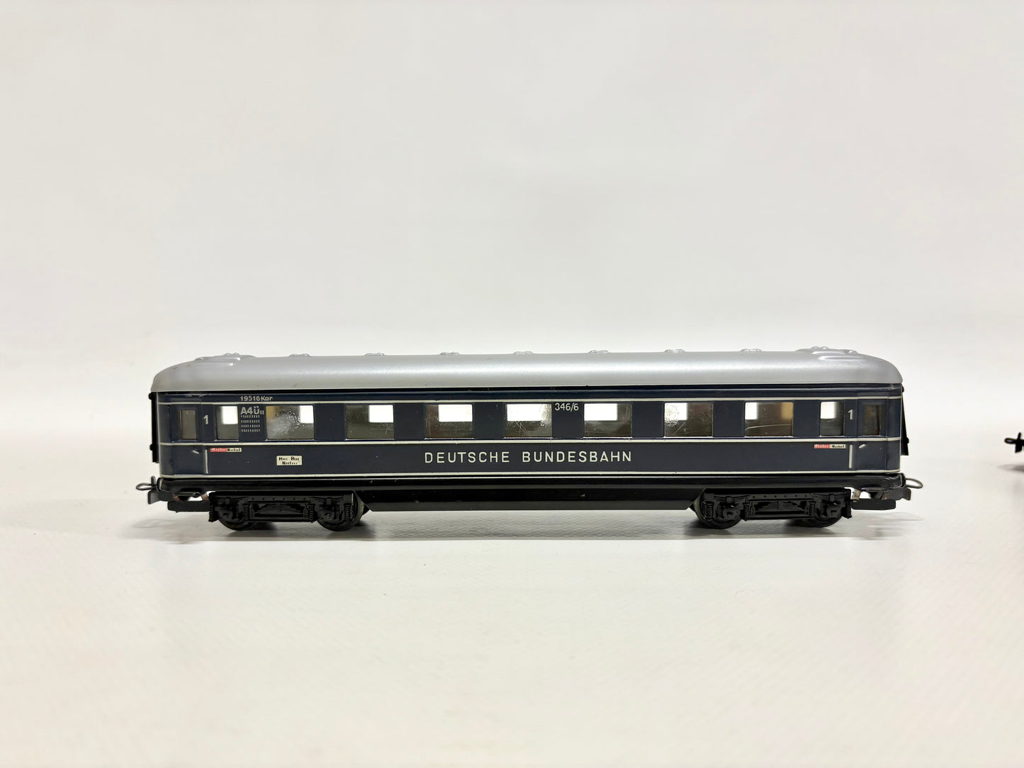 Märklin 346/6 2x Personenwagen Deutsche Bundesbahn 1950er Jahre DB AC H0