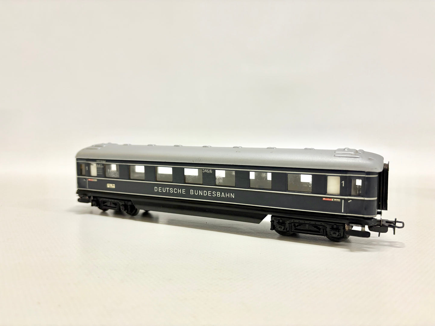 Märklin 346/6 2x Personenwagen Deutsche Bundesbahn 1950er Jahre DB AC H0