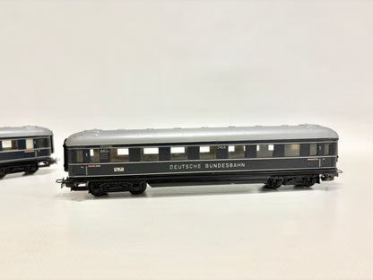 Märklin 346/6 2x Personenwagen Deutsche Bundesbahn 1950er Jahre DB AC H0