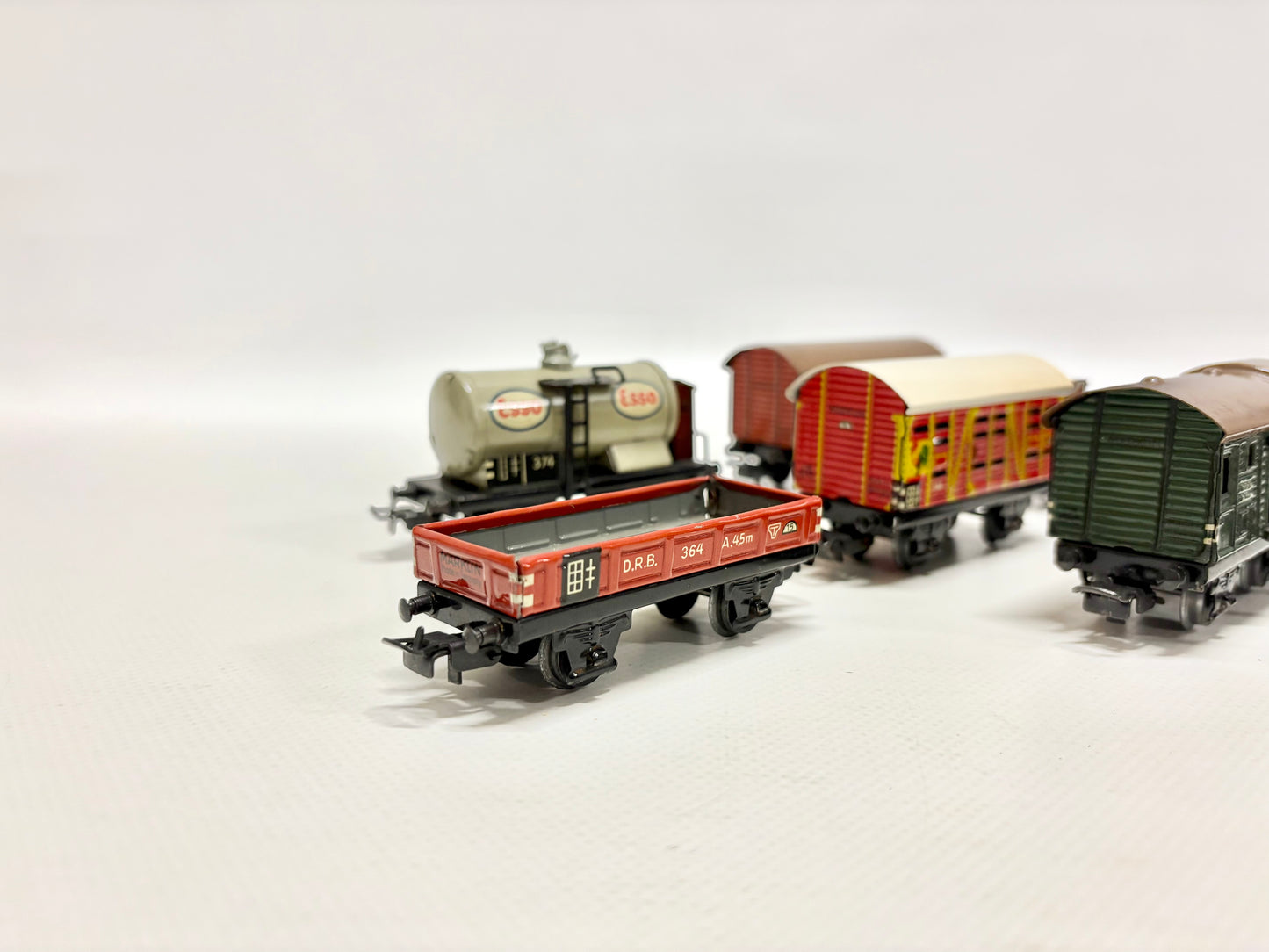 Märklin 00 Blechwagen Konvolut 800er Serie Güterwagen 1950er Jahre
