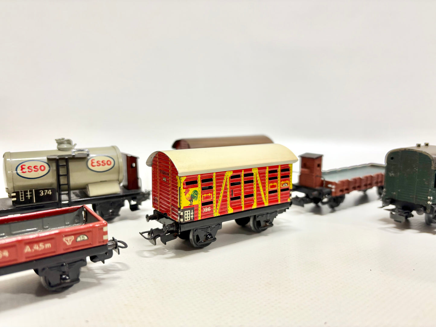 Märklin 00 Blechwagen Konvolut 800er Serie Güterwagen 1950er Jahre