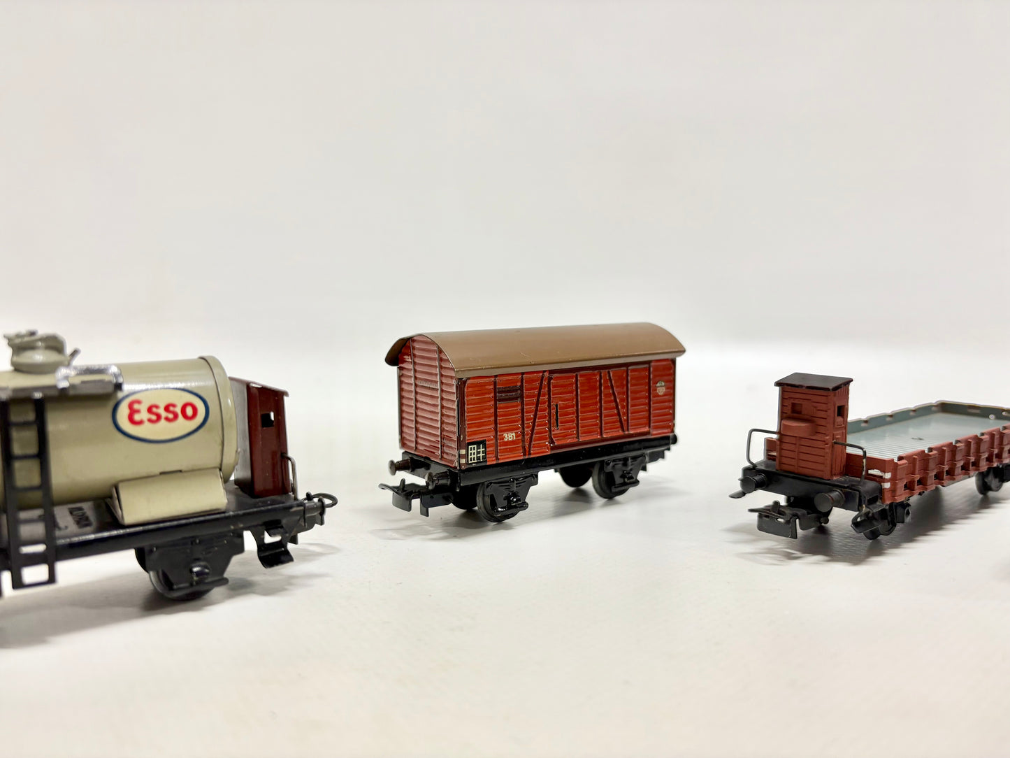 Märklin 00 Blechwagen Konvolut 800er Serie Güterwagen 1950er Jahre