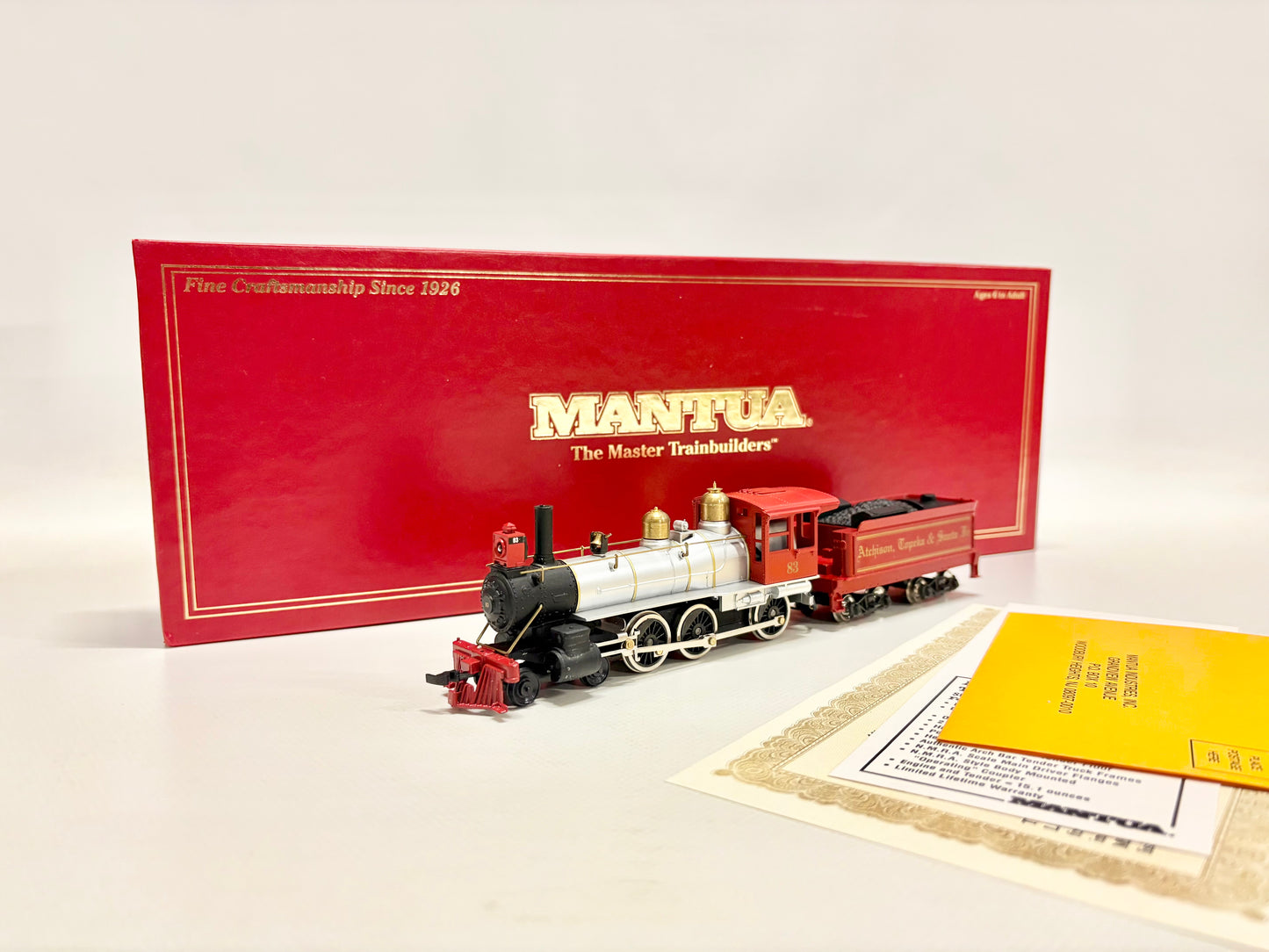 Manuta 395-001 Dampflok 4-6-0 Ten Wheeler AT&SF DC H0