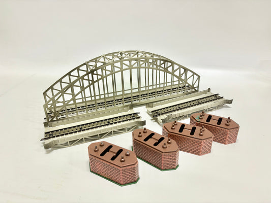 Märklin Brücke mit Guss-Pfeilern 467P/3 & 467P/30 00 1950er Jahre