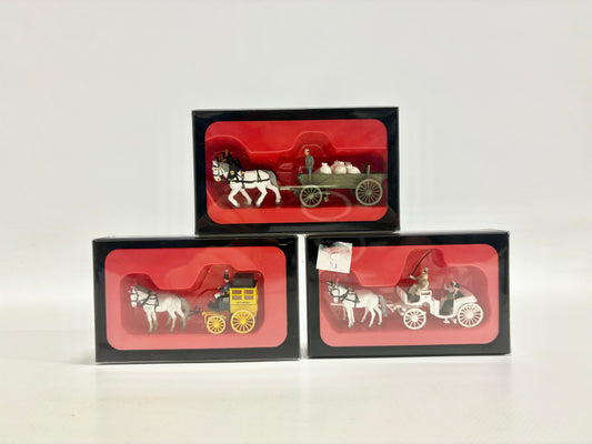 Preiser 30430 30451 30470 Pferdefuhrwerke Kutschen H0