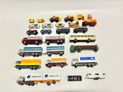 Wiking H0 Fahrzeuge LKW + PKW 25 Stk.
