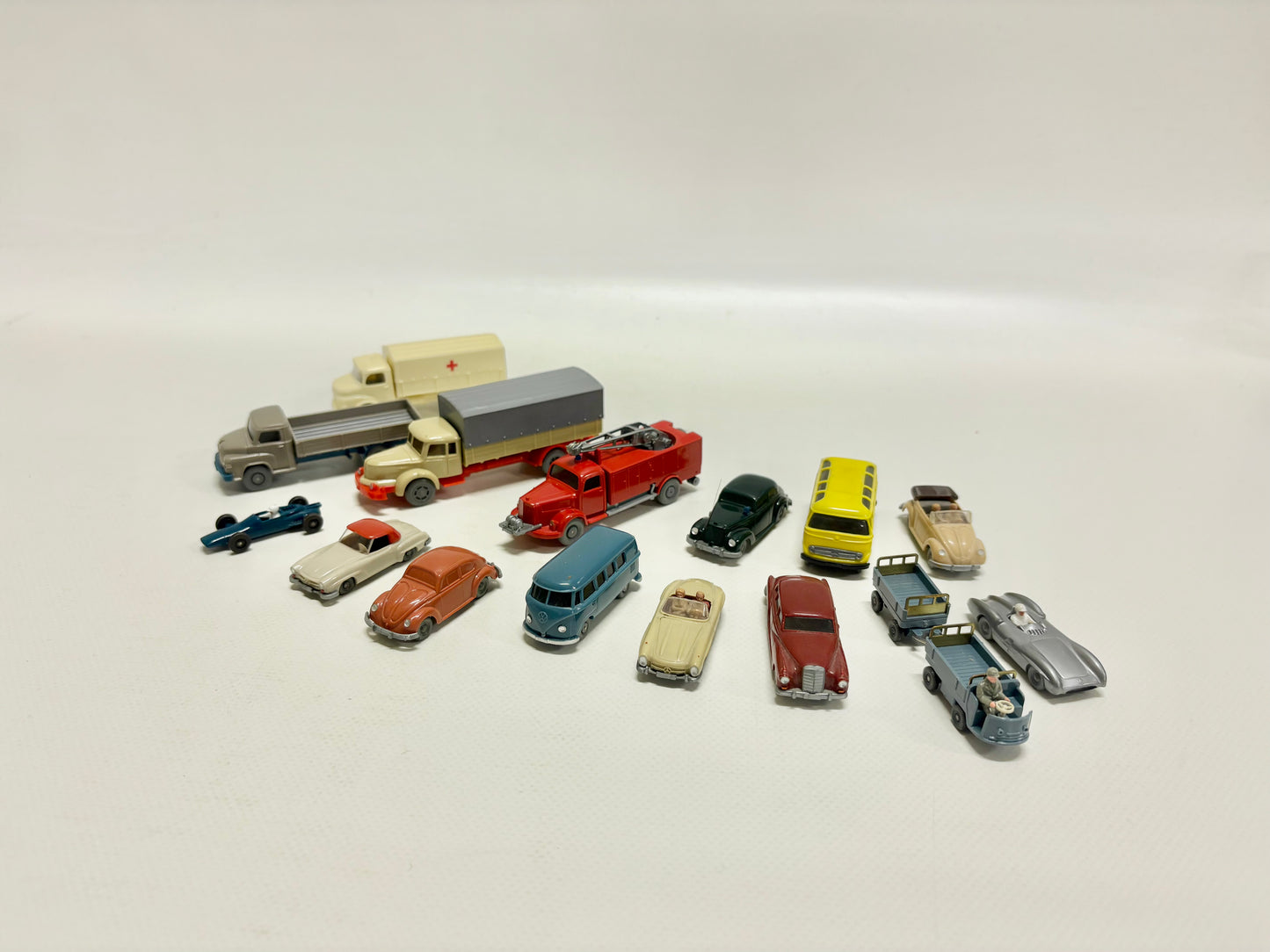 Wiking Konvolut 1950er 60er Jahre Fahrzeuge LKW + PKW H0