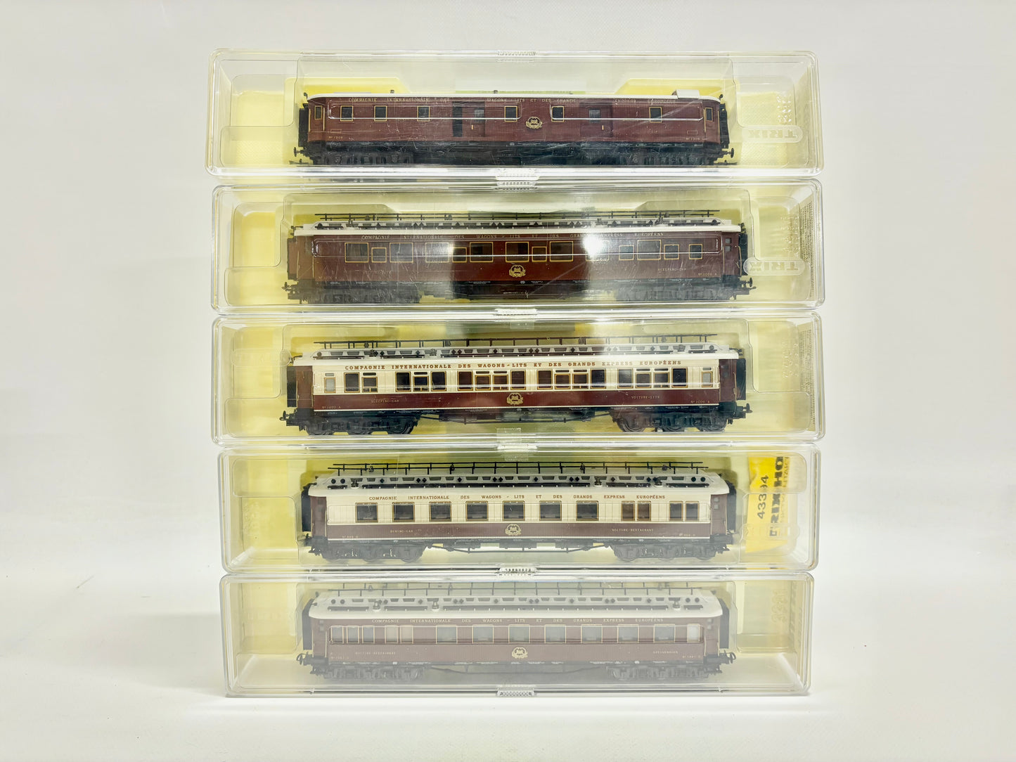 Trix 43391 43390 43393 43392 43394 Personenwagen Orient-Express CIWL H0