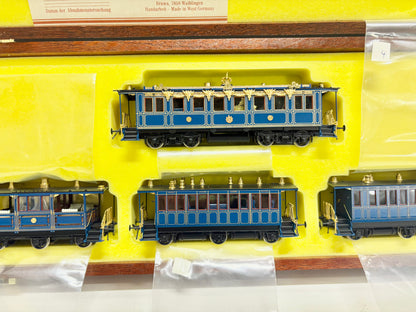 Brawa 0815 Messing Wagen-Set Hofzug der K.Bay.Sts. H0