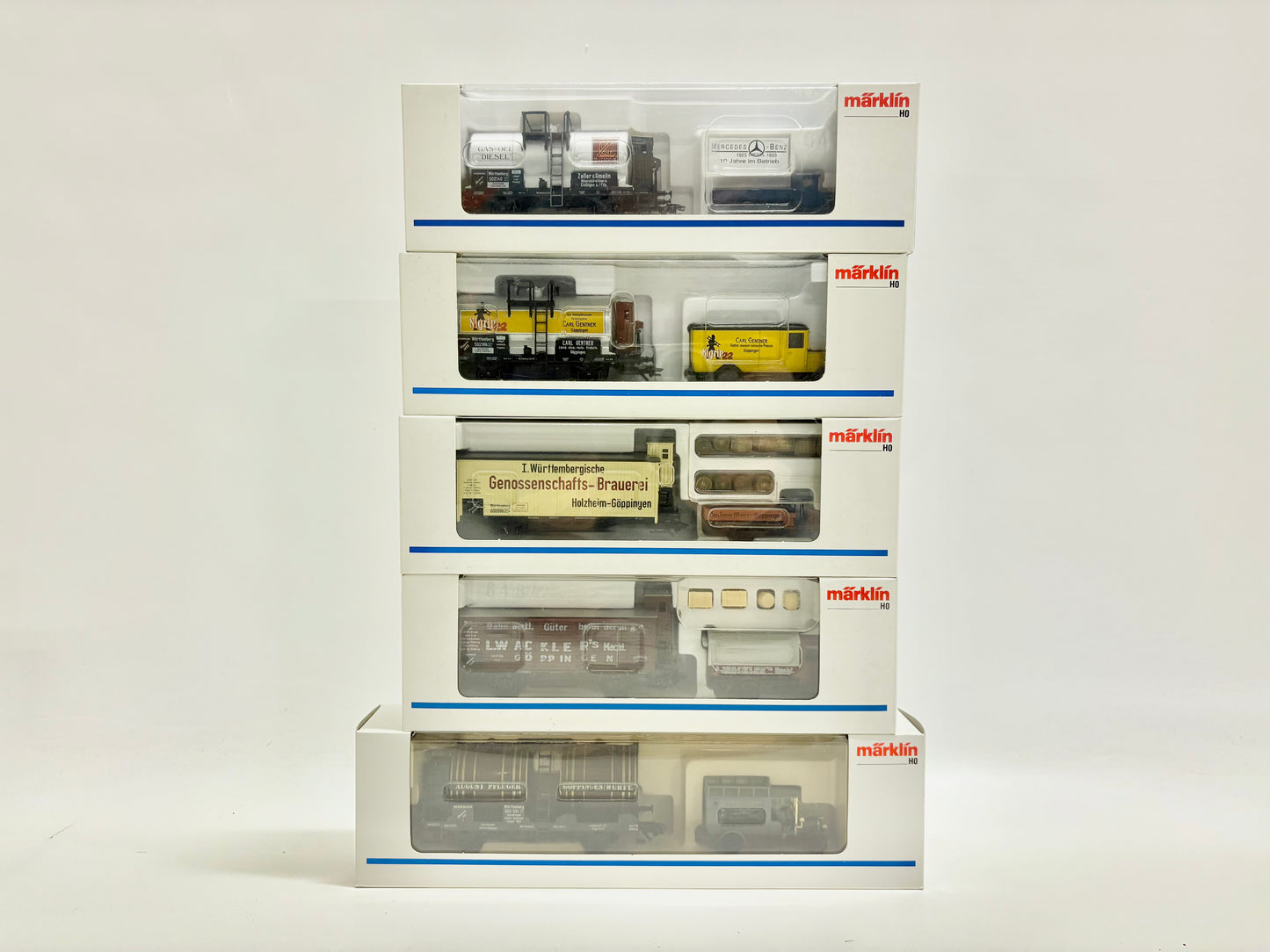 Märklin Museumswagen 1991 1992 1993 1994 1995 Konvolut Güterwagen AC H0