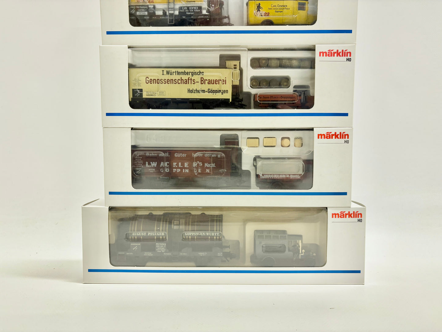 Märklin Museumswagen 1991 1992 1993 1994 1995 Konvolut Güterwagen AC H0