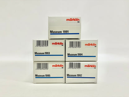 Märklin Museumswagen 1991 1992 1993 1994 1995 Konvolut Güterwagen AC H0