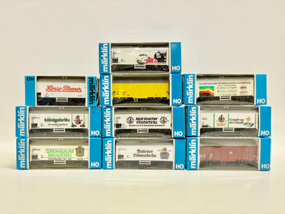 Märklin 10x Güterwagen Werbewagen Kühlwagen Konvolut DB AC H0