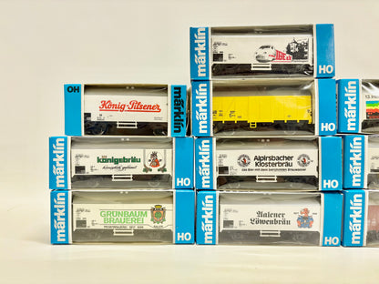 Märklin 10x Güterwagen Werbewagen Kühlwagen Konvolut DB AC H0