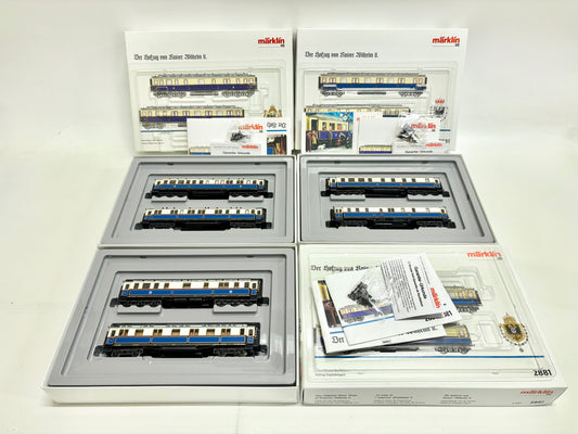 Märklin 2881 3x Wagen-Set Kaiser-Wilhelm-Zug K.P.E.V. AC H0