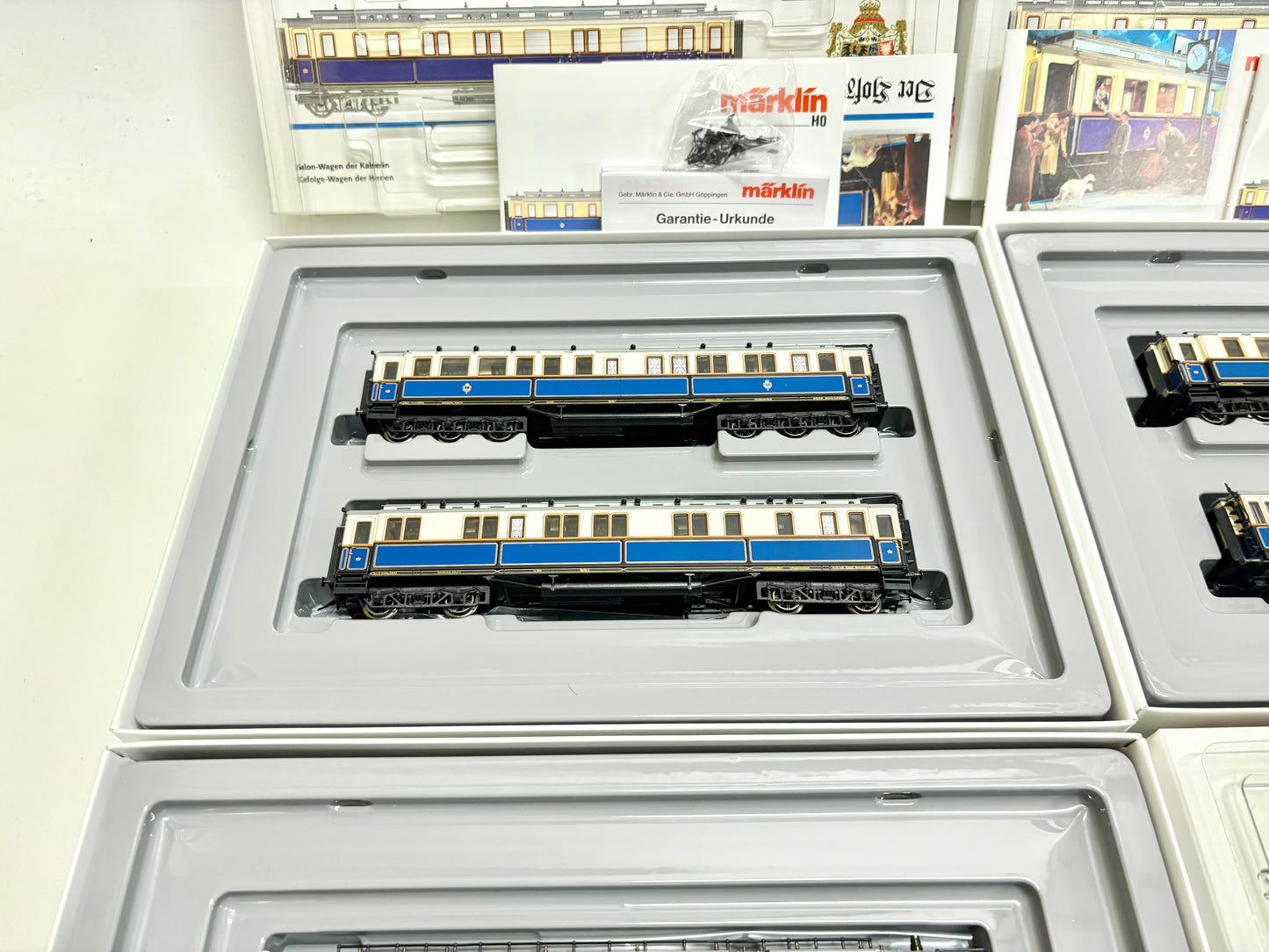 Märklin 2881 3x Wagen-Set Kaiser-Wilhelm-Zug K.P.E.V. AC H0
