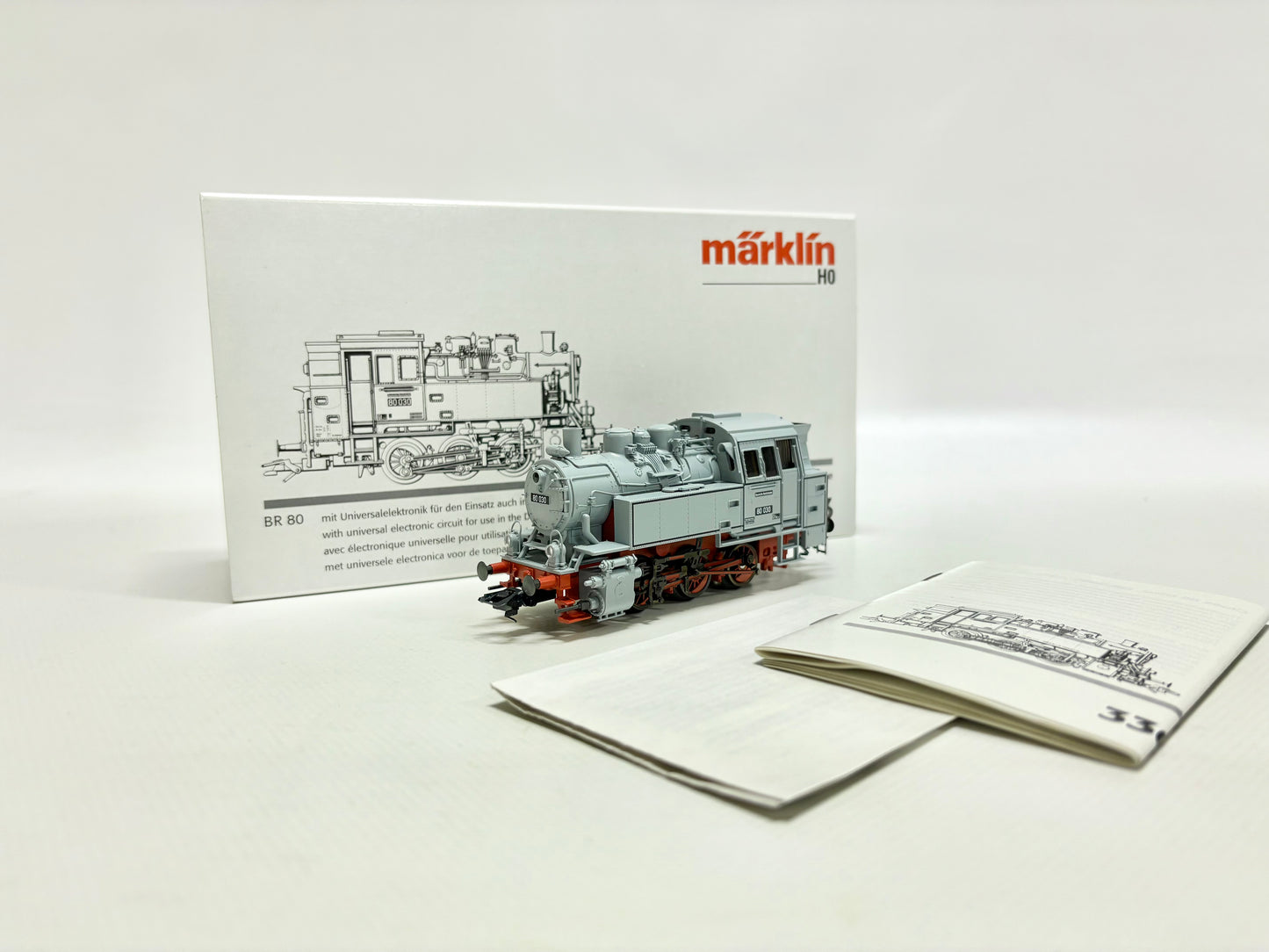 Märklin 33043 Digital Dampflok Br 80 030 Museumslok DR AC H0
