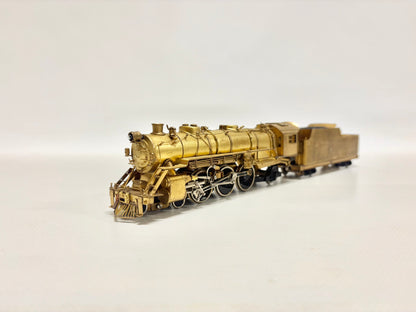 Akane Model Trains Dampflok 4-6-2 Pacific USA DC H0 Brass