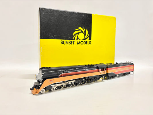 Sunset Models Dampflok SP 4-8-4 GS-4 Southern Pacific USA DC H0 Brass