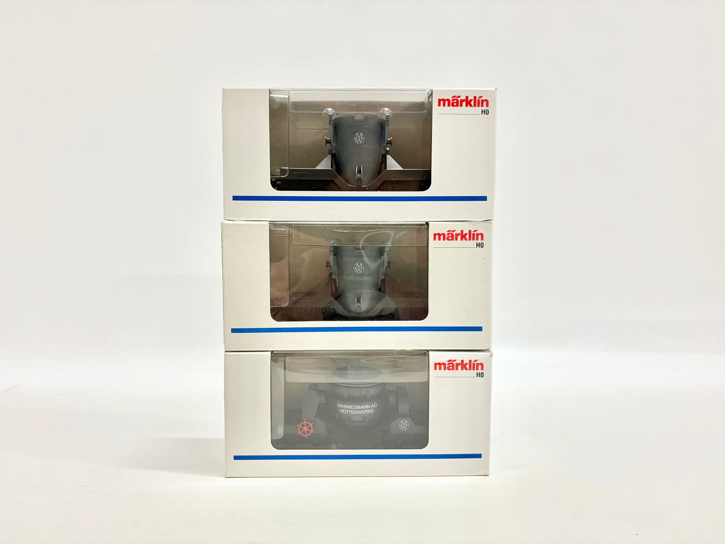 Märklin 4479 4478 Wagen-Set 3x Schlackenwagen DB AC H0