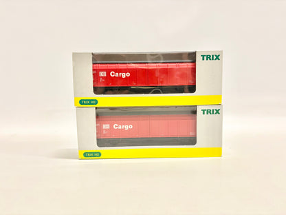 Trix 23854 Wagen-Set Schiebewandwagen DB DC H0