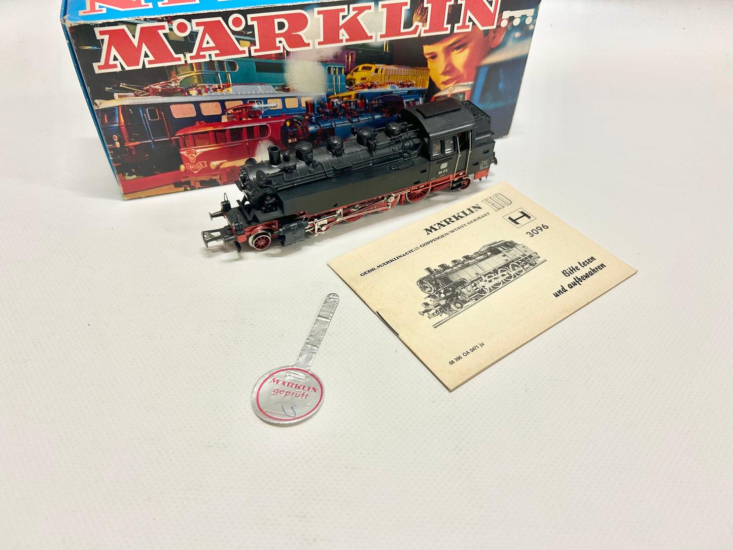 Märklin 3096 Br 86 mit Telex Dampflok H0