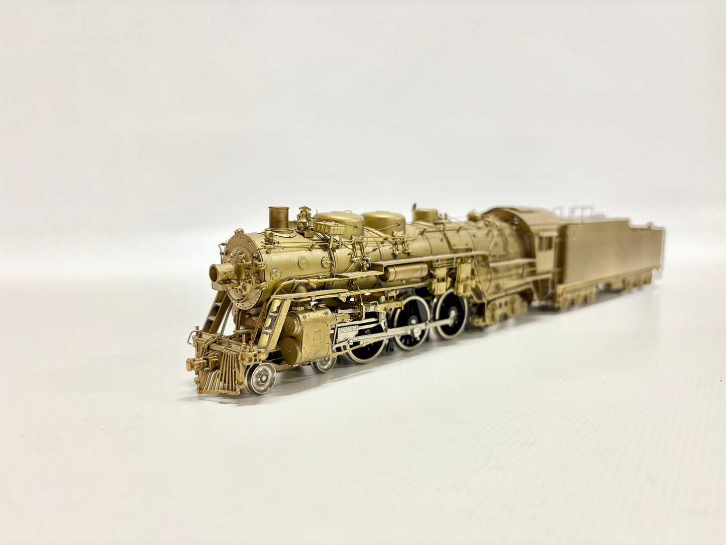 Key Imports Dampflok 4-6-4 Santa Fe 3450 USA DC H0 Brass