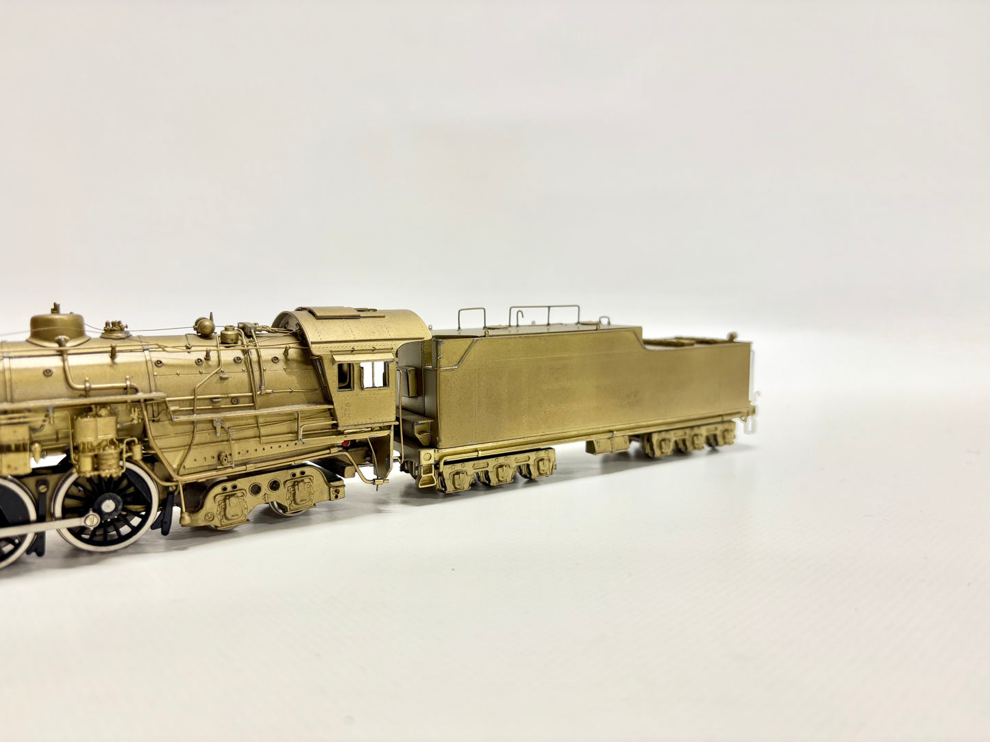 Key Imports Dampflok 4-6-4 Santa Fe 3450 USA DC H0 Brass