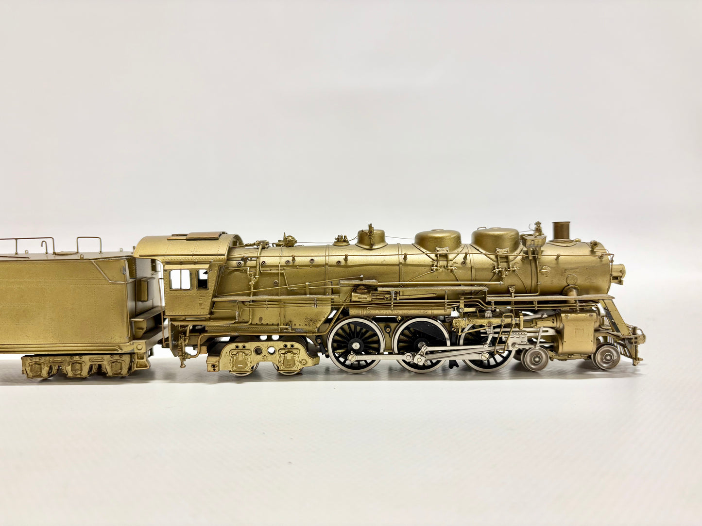 Key Imports Dampflok 4-6-4 Santa Fe 3450 USA DC H0 Brass