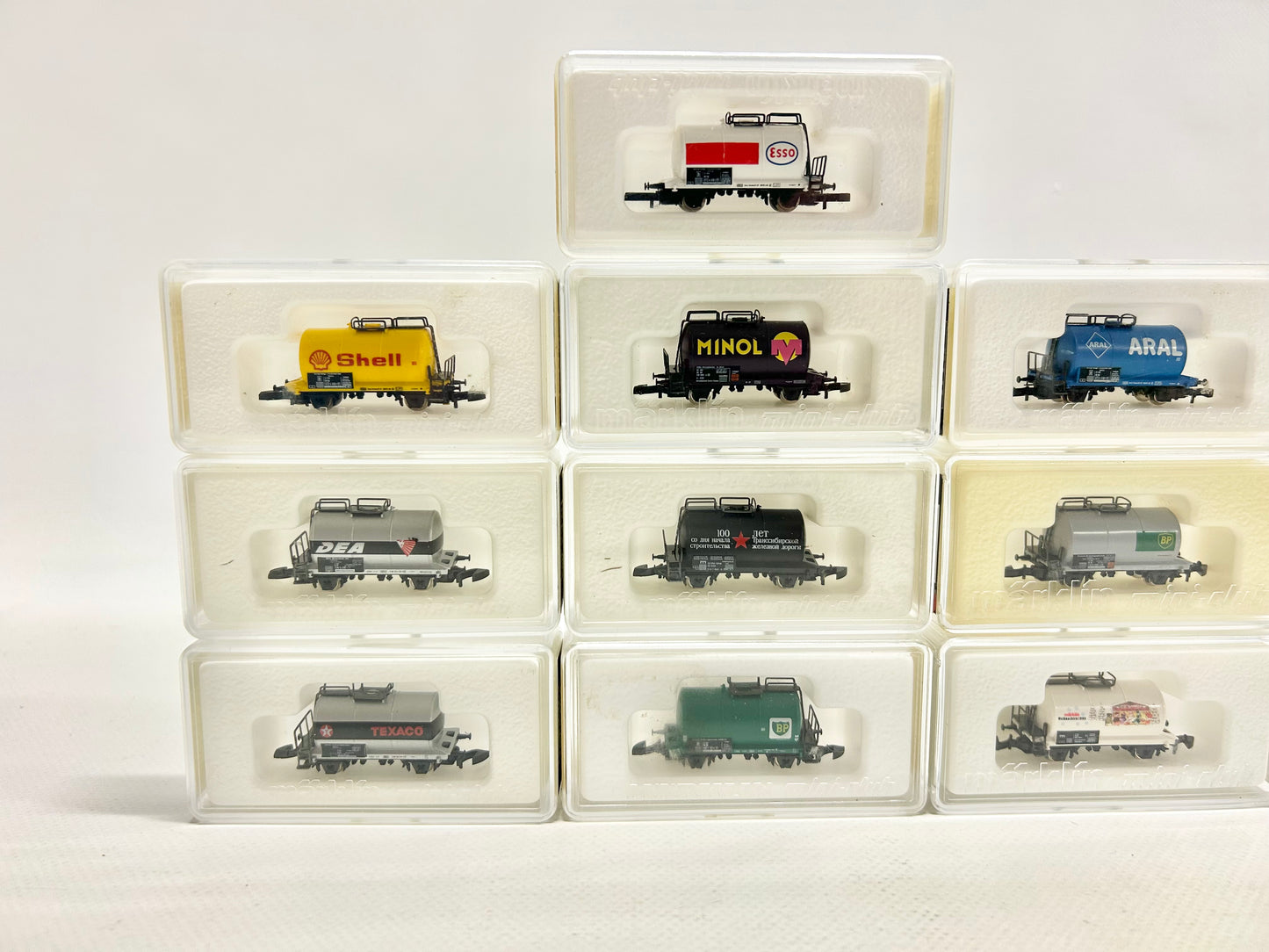 Märklin Mini Club 10x Kesselwagen Güterwagen DB Spur Z