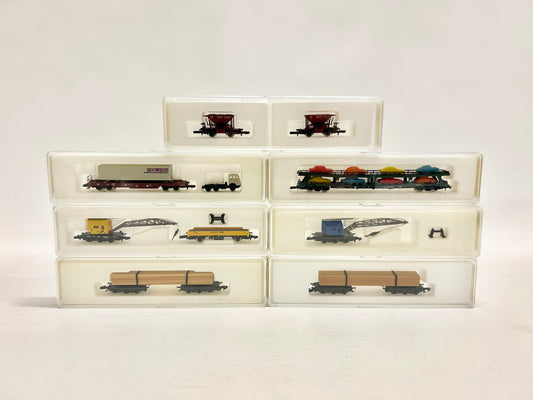Märklin Mini Club 7x Güterwagen Konvolut 8730 8662 8714 usw. DB Spur Z