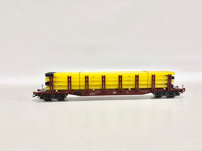 Märklin 47713 Güterwagen Rungenwagen mit Röhrenladung DB AC H0