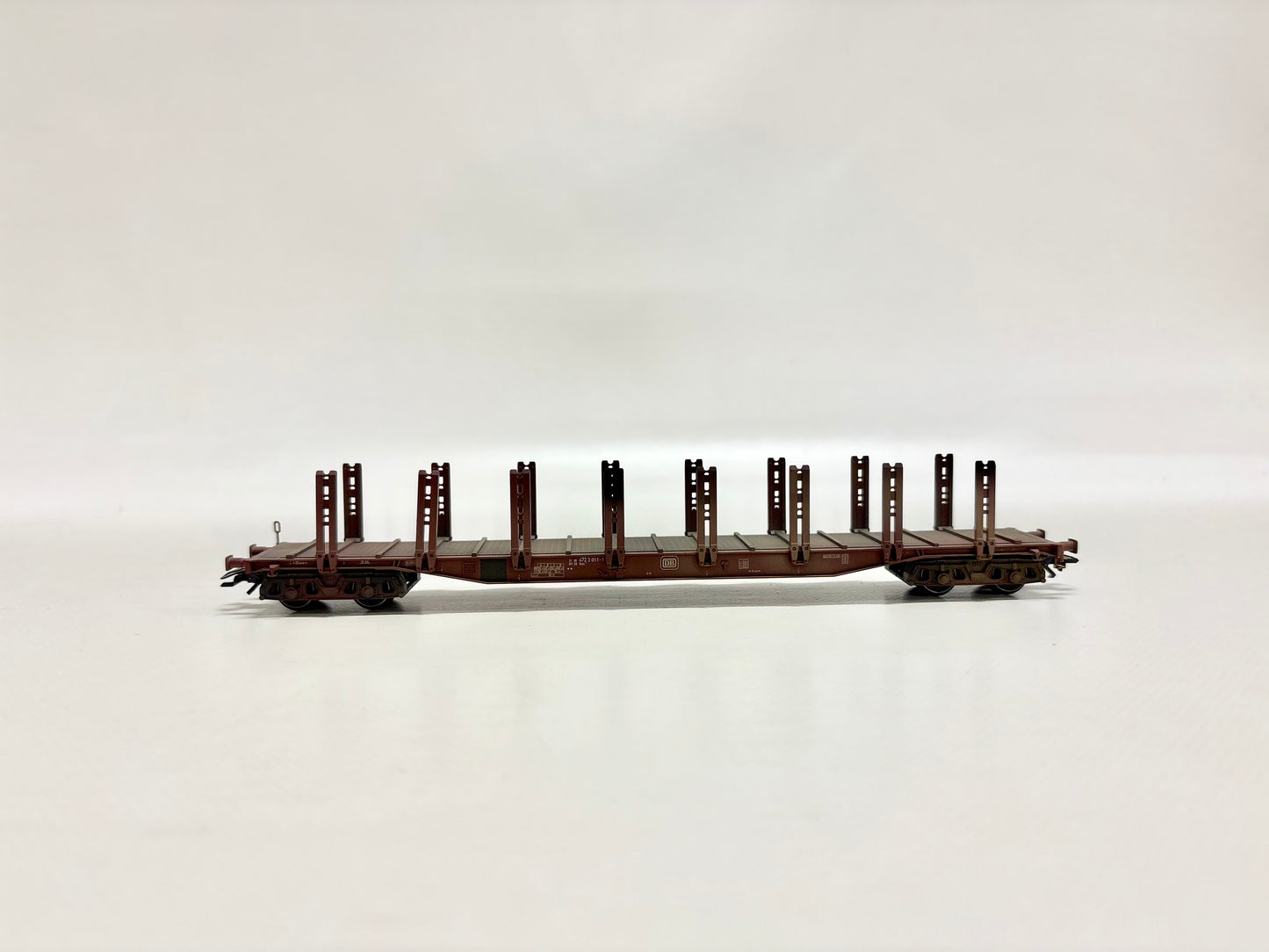 Märklin 4771 Güterwagen Rungenwagen gealtert DB AC H0
