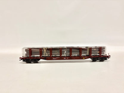 Märklin 47711 Güterwagen Rungenwagen mit Holzladung DB AC H0