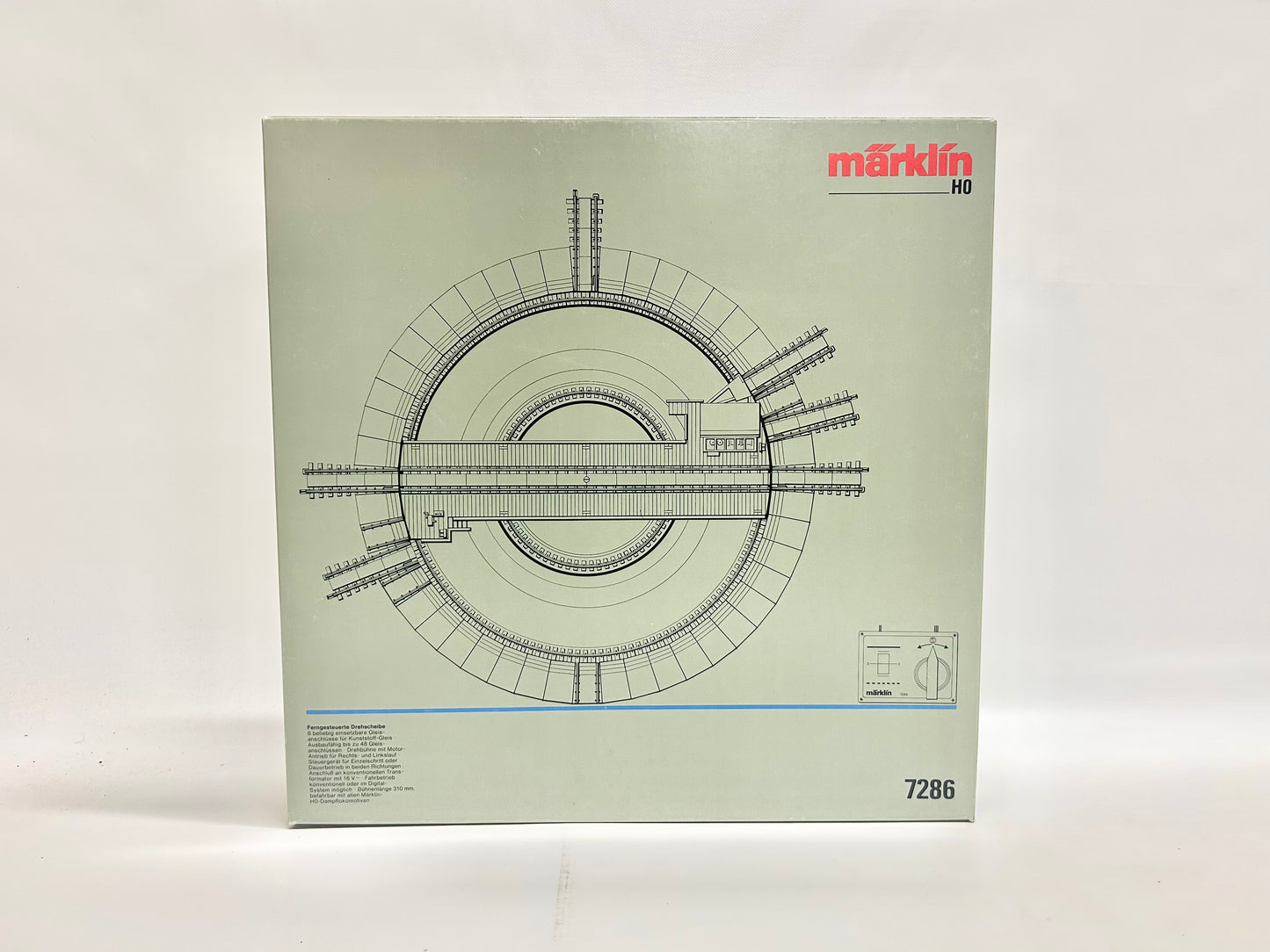 Märklin 7286 Drehscheibe mit Steuerung H0