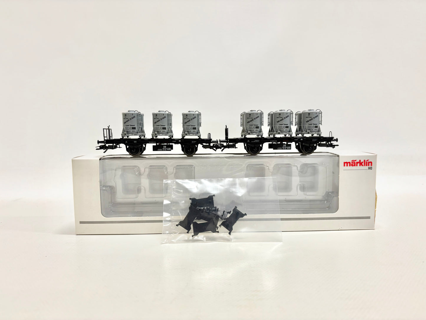 Märklin 48945 Güterwagen Behältertragwagen DB AC H0