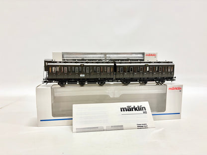 Märklin 4307 4308 4309 Wagen-Set Abteilwagen DRG AC H0