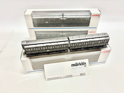 Märklin 4307 4308 4309 Wagen-Set Abteilwagen DRG AC H0