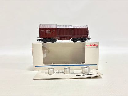 Märklin 4709 Güterwagen Telekophaubenwagen mit Coils SNCB AC H0