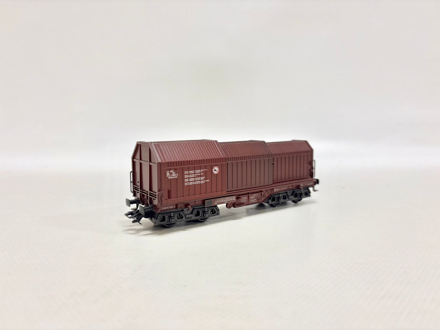Märklin 4709 Güterwagen Telekophaubenwagen mit Coils SNCB AC H0