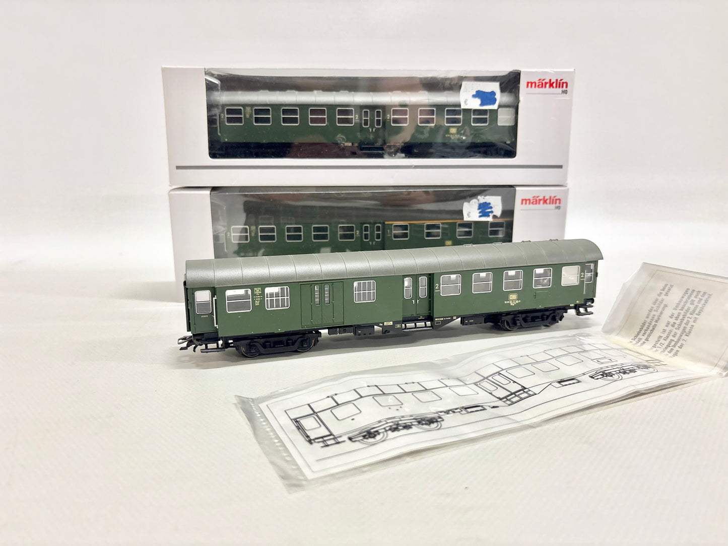 Märklin 00764 Personenwagen 3x DB AC H0