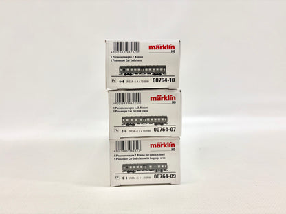 Märklin 00764 Personenwagen 3x DB AC H0