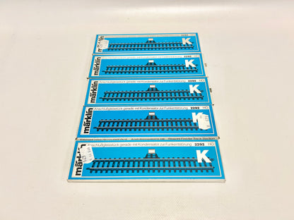Märklin 2292 5x Anschlussgleis K-Gleis AC H0